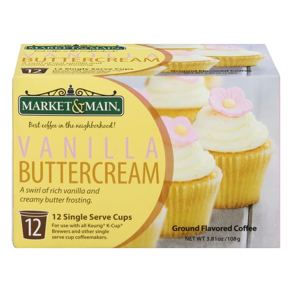 Market & Main Ground Coffee Vanilla Buttercream K