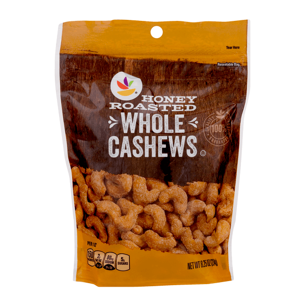 Stop & Shop Cashews Whole Honey Roasted