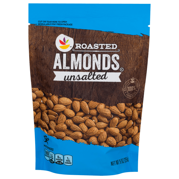 Stop & Shop Roasted Almonds Unsalted