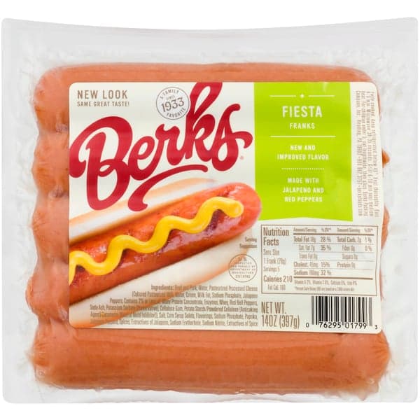 Berks Fiesta Beef & Pork Franks