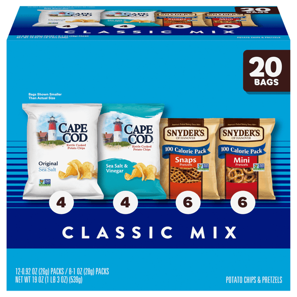 Snyder'S Classic Mix Potato Chips & Pretzels