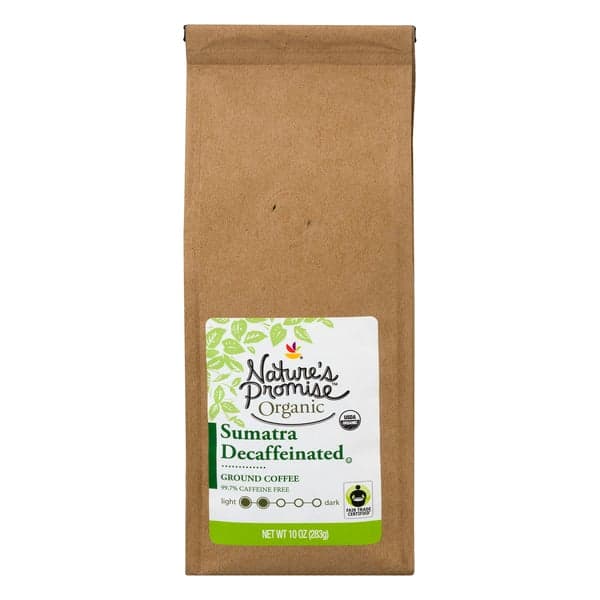 Nature'S Promise Organic Sumatra Light Roast Coffee Decaf (Ground