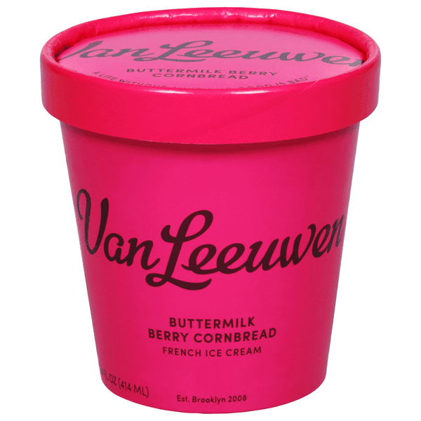Van Leeuwen French Ice Cream Buttermilk Berry Cornbread