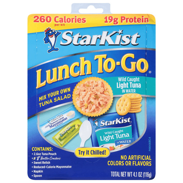 Starkist Lunch To-Go Wild Caught Light Tuna In Water
