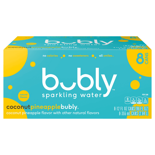 Is it Fish Free? Bubly Sparkling Water Coconut Pineapple