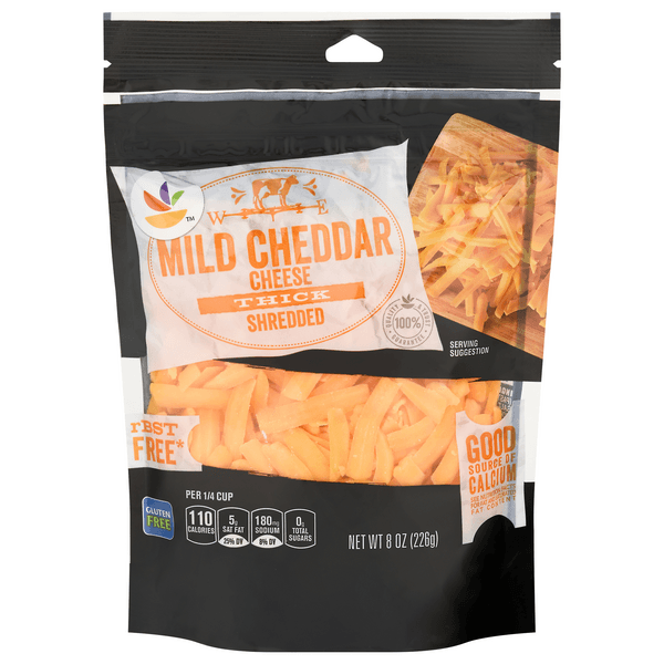 Stop & Shop Cheddar Cheese Mild Thick Shredded Gluten Free