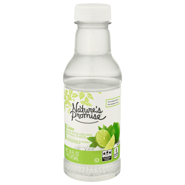 Nature'S Promise Unsweetened Lime Flavored Water