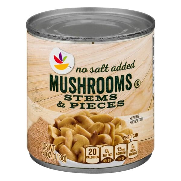 Stop & Shop Mushroms Stems & Pieces No Salt Added