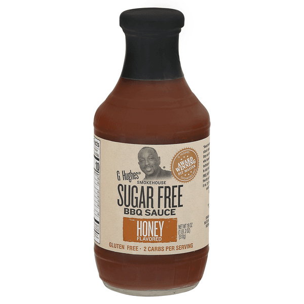 G Hughes Smokehouse Sauce Bbq Sugar Free Honey Flavored