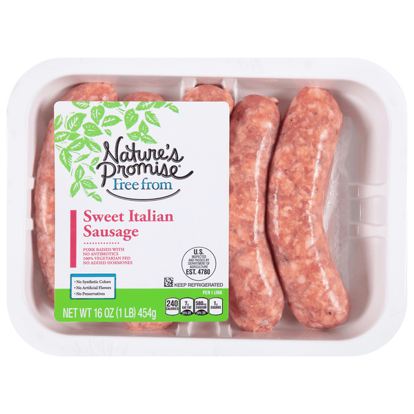 Nature'S Promise Sweet Italian Sausage
