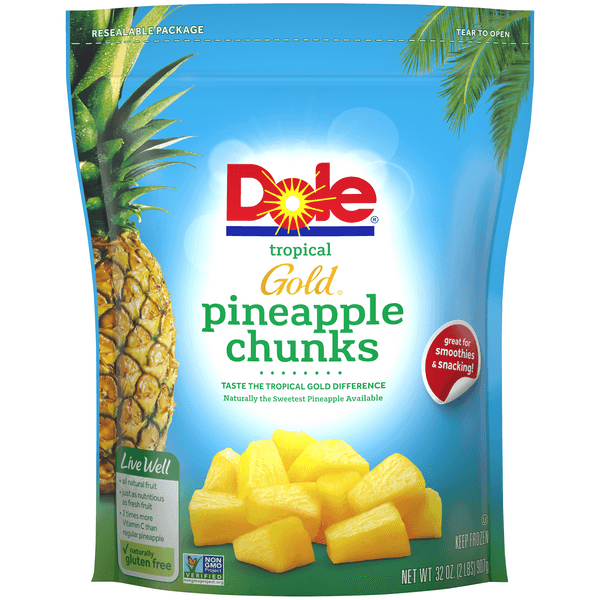 Dole Pineapple Chunks Gold