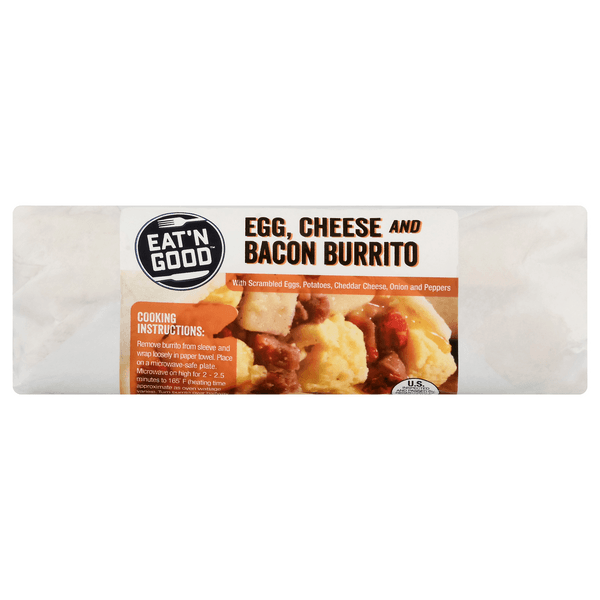 Eat 'N Good Egg Burrito Cheese & Bacon Burrito
