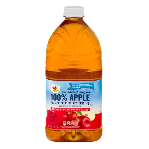 Stop & Shop 100% Apple Juice Honeycrisp Style No Sugar Added