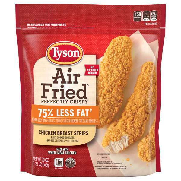 Tyson Air Fried Perfectly Crispy Chicken Breast Strips