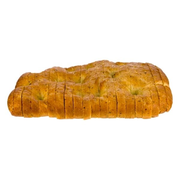 Nature'S Promise Bakery Free From Artisan Focaccia Rosemary Bread Sliced