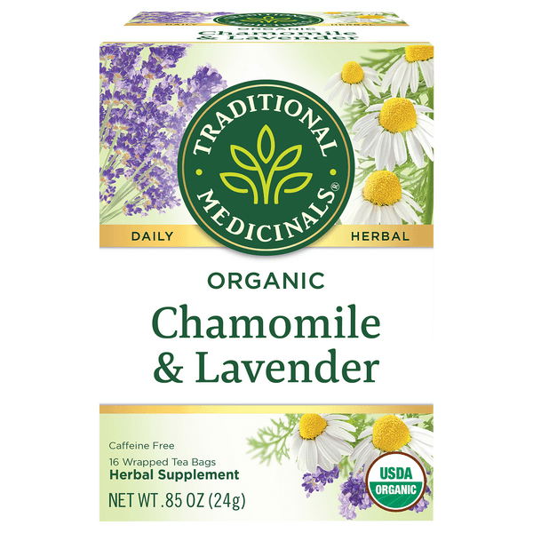 Traditional Medicinals Organic Chamomile With Lavender Herbal