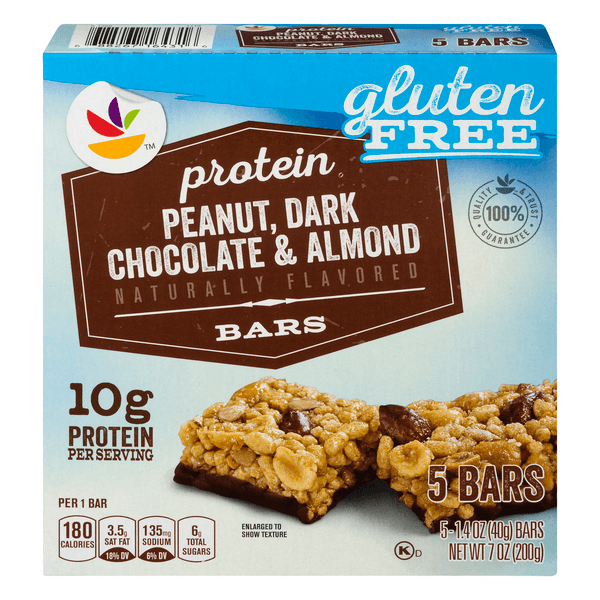 Stop & Shop Protein Granola Bars Peanut Almond & Dark Chocolate