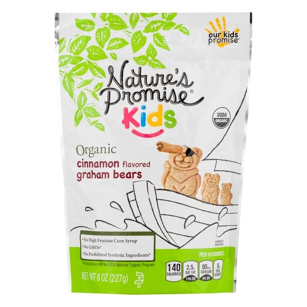 Nature'S Promise Organic Cinnamon Graham Bears