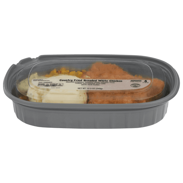 Stop & Shop Country Fried Breaded White Chicken With Mashed Potatoes