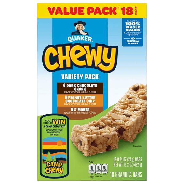 Quaker Chewy Granola Bars Variety Pack Value Pack