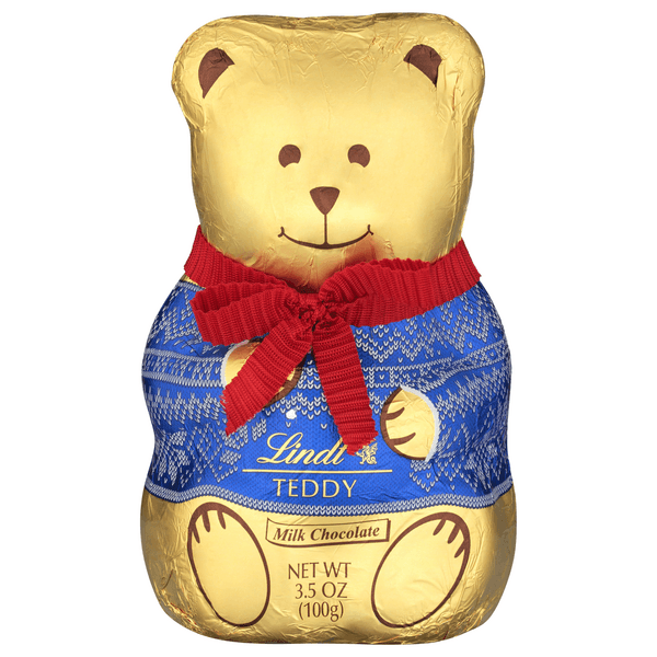 Lindt Christmas Teddy Bear Milk Chocolate Candy