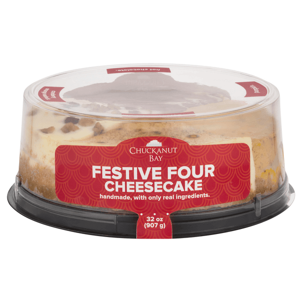 Chuckanut Bay Festive Four Cheesecake