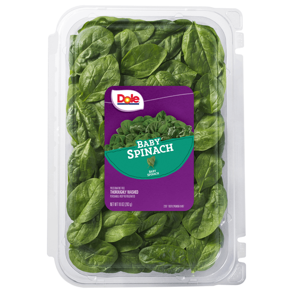 Dole Baby Spinach Clam