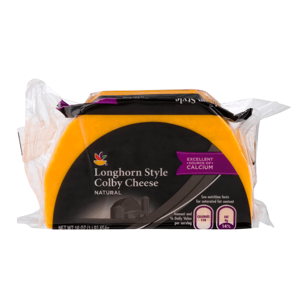 Stop & Shop Longhorn Style Colby Cheese Wedge