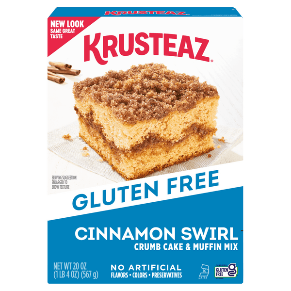 Krusteaz Gluten Free Cinnamon Swirl
