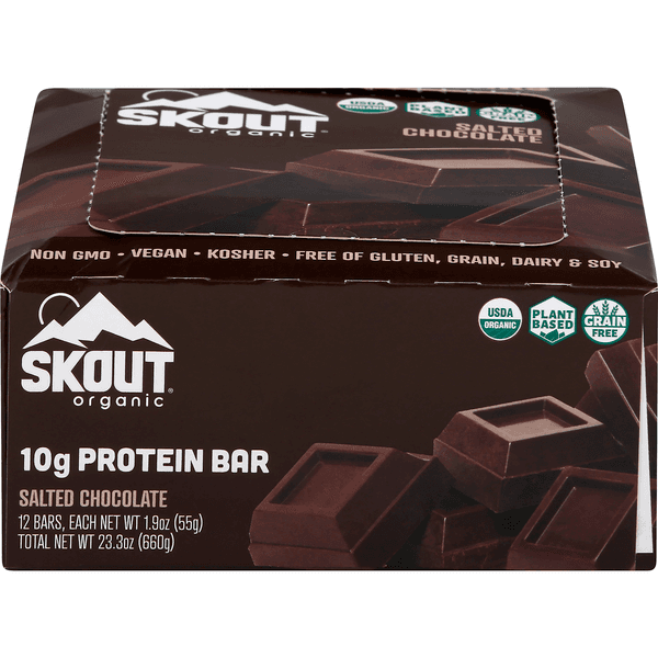 Skout Organic Protein Bar Salted Chocolate
