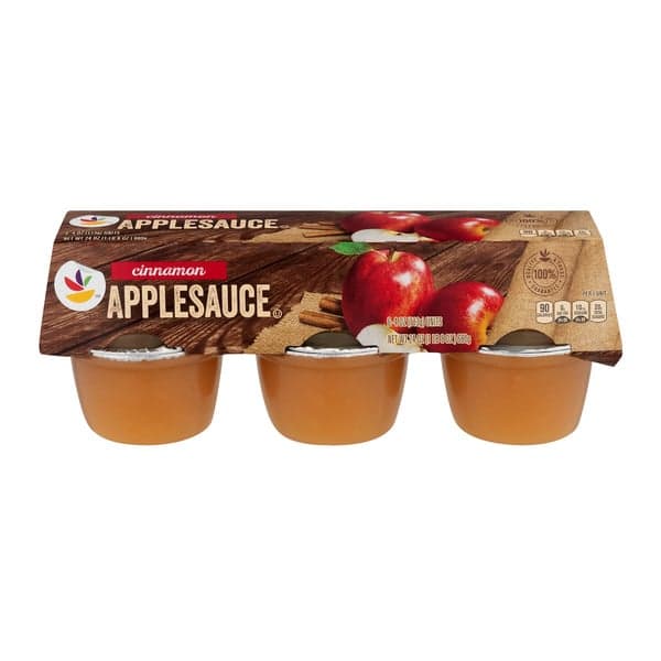 Giant Applesauce Cups Cinnamon