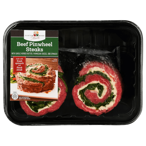 Custom Made Meals Beef Pinwheel Steaks