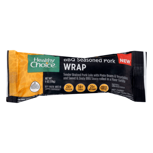 Healthy Choice Wrap Bbq Seasoned Pork