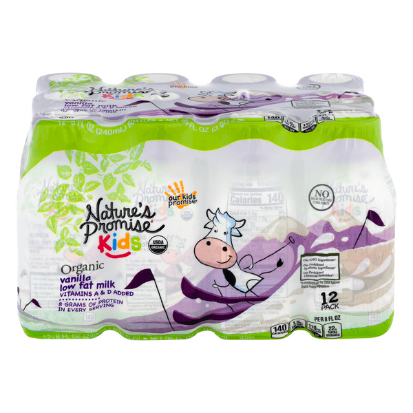 Nature'S Promise Kids Organic 1% Milk Vanilla