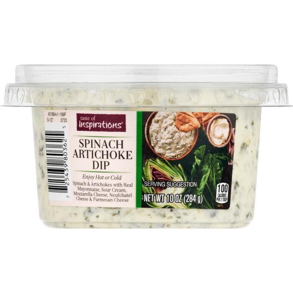 Taste Of Inspirations Dip Spinach Artichoke