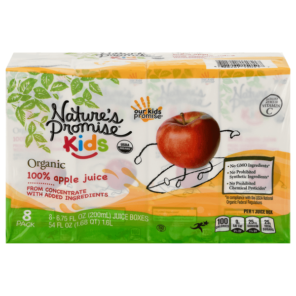 Nature'S Promise Kids Organic Apple Juice Boxes