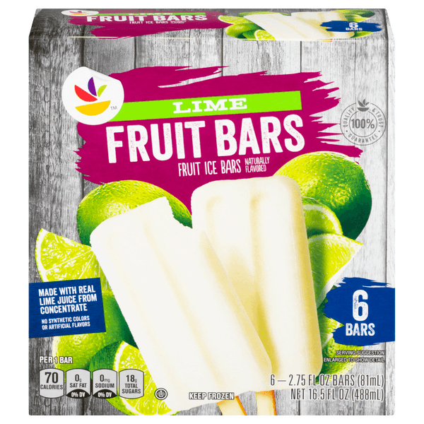 Stop & Shop Fruit Bars Lime