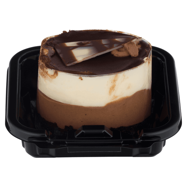 Our Brand Bakery Chocolate & White Mousse Cake Single Serve