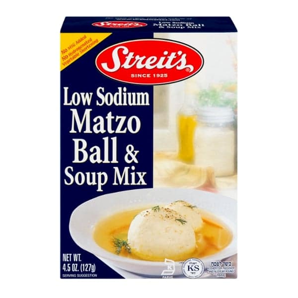Streit'S Matzo Ball & Soup Mix Reduced Salt