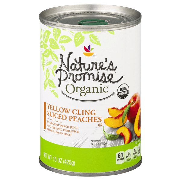 Nature'S Promise Organic Peaches Sliced In Organic Juice