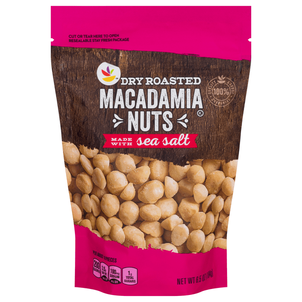 Stop & Shop Macadamia Nuts Dry Rosated Made With Sea Salt