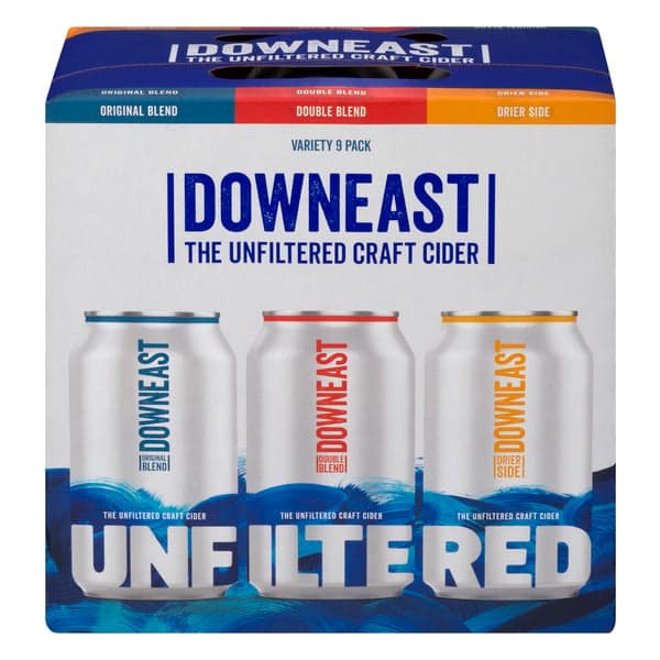 Downeast Unfiltered Craft Cider Variety