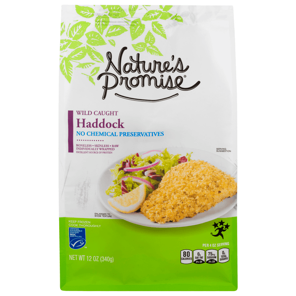 Nature'S Promise Wild Boneless Skinless Haddock Fillets Apx T