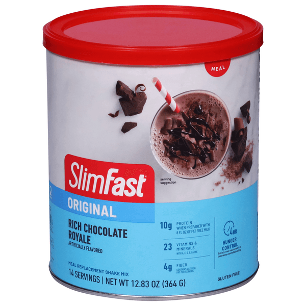 Slimfast Original Meal Replacement Shake Mix Rich Chocolate Royale