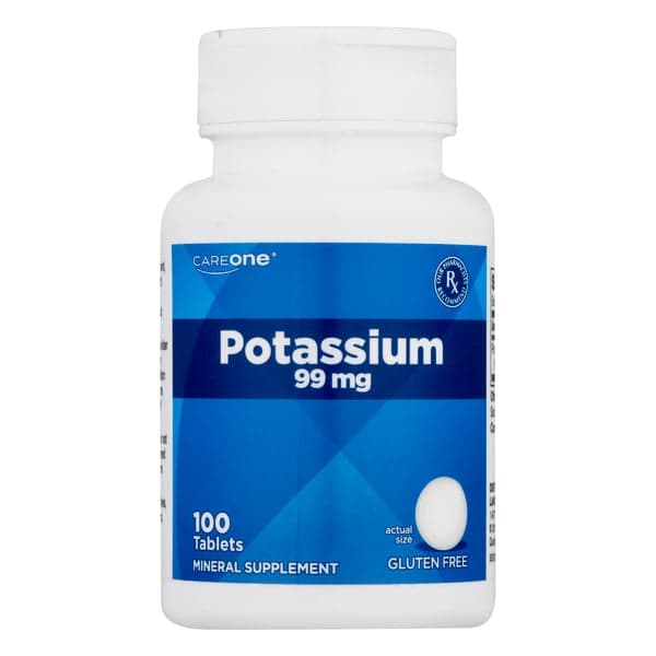 Careone Potassium Dietary Supplement Caplets