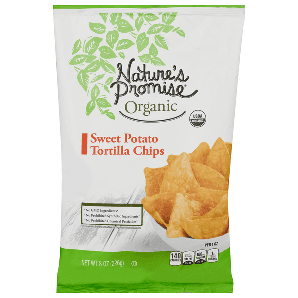 Nature'S Promise Organic Tortilla Chips Sweet Potato