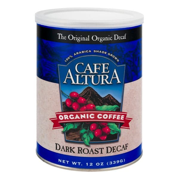 Cafe Altura Organic Coffee Dark Roast Decaf (Ground