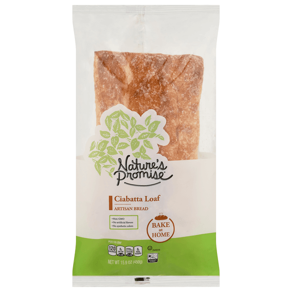 Nature'S Promise Bake At Home Ciabatta Loaf Artisan Bread