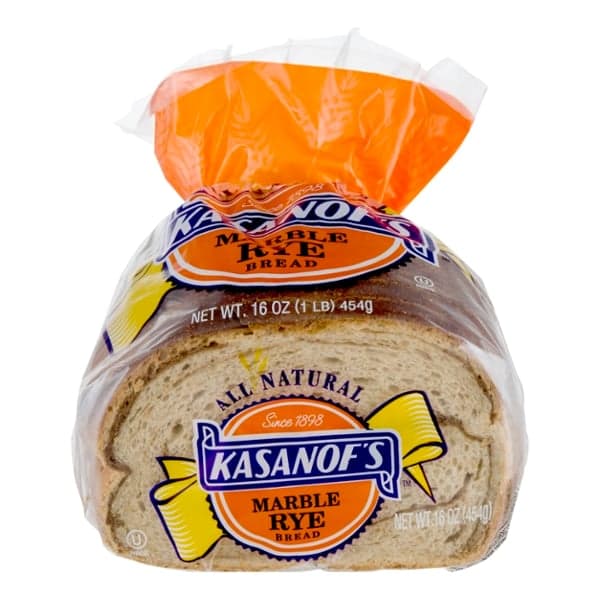 Kasanof'S Marble Rye Bread All Natural