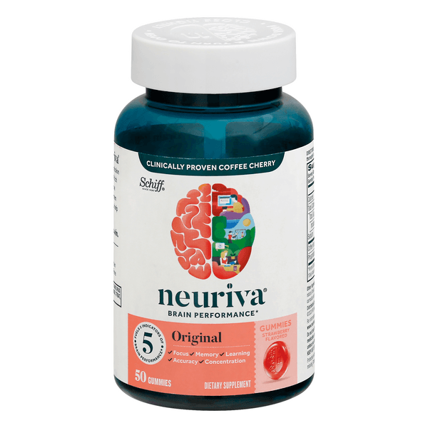 Neuriva Brain Health Original Strawberry Gummies